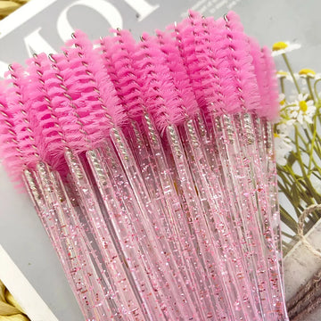 Disposable Crystal Eyelashes Brush Comb: Professional Makeup Beauty Tool
